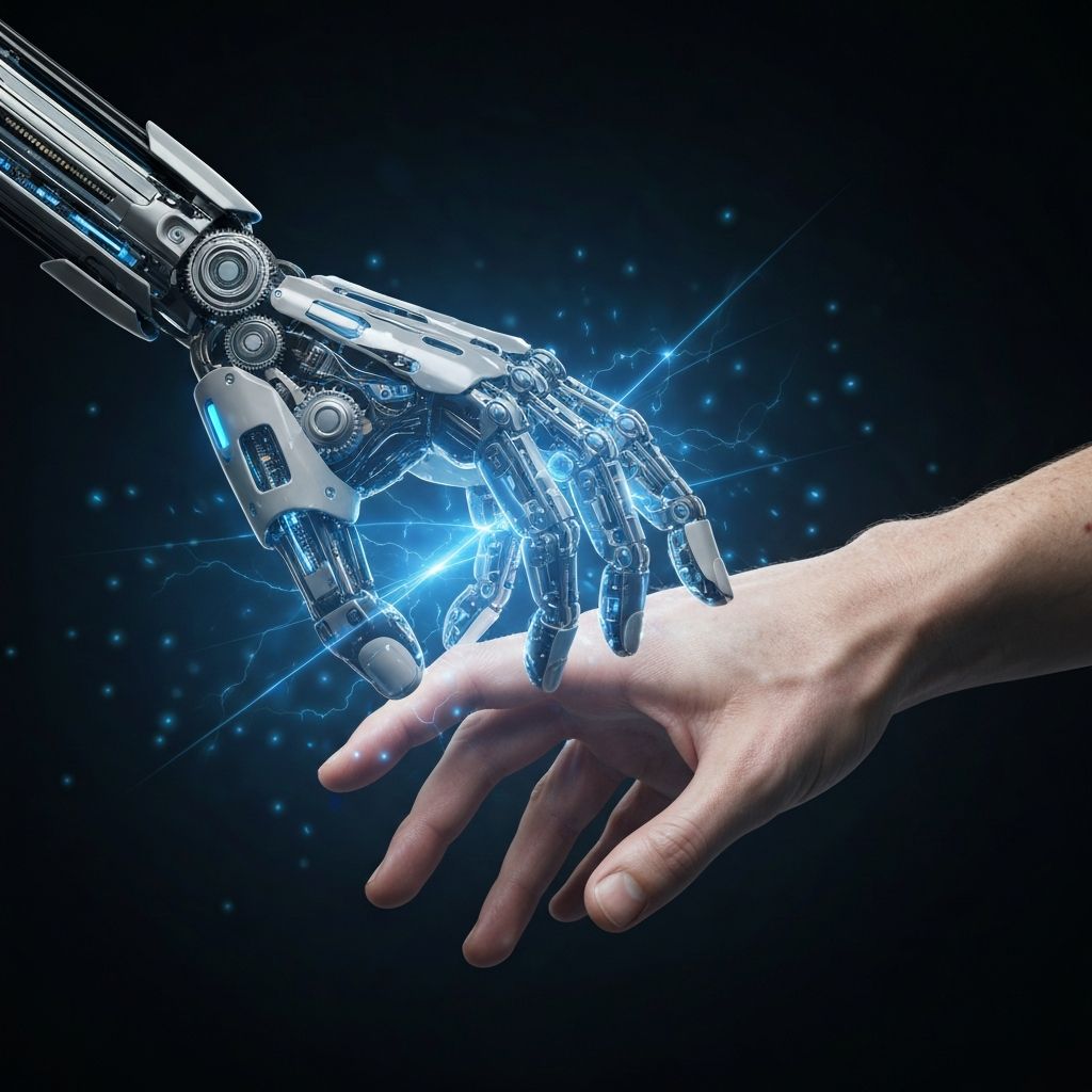Bionic prosthetic hand with futuristic technology